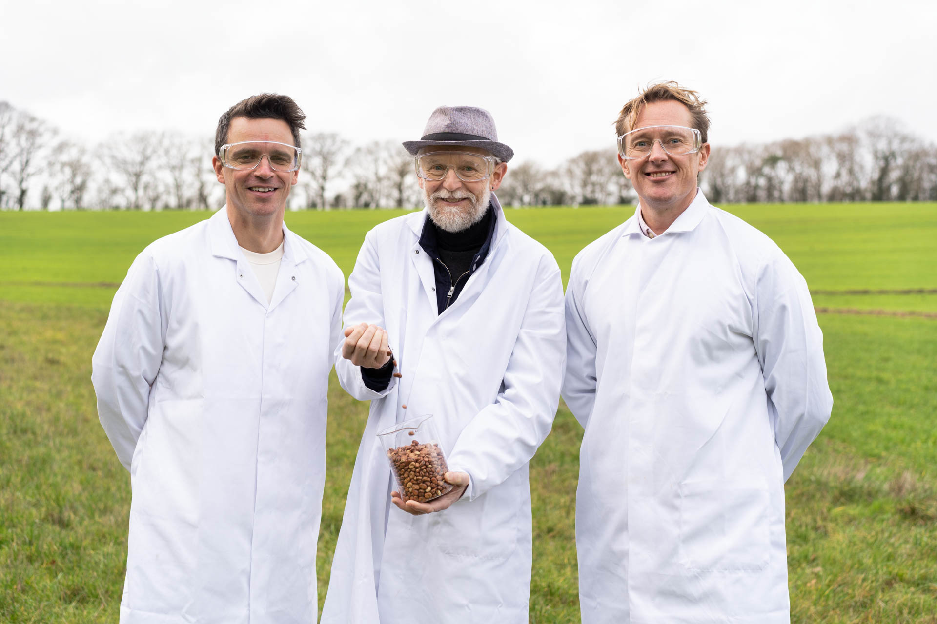 Co-founders of Nukoko (from left to right): Kit Tomlinson, Professor David Salt and Ross Newton